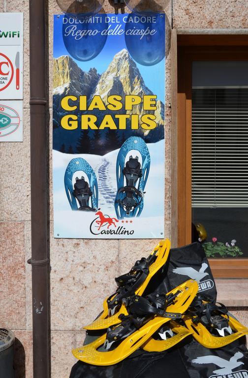 Albergo Cavallino Pieve di Cadore Bagian luar foto